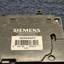 Siemens Q2020AFC: 20A 1-Pole Tandem CAFCI Type QTA Circuit Breaker