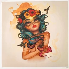 Tatiana Suarez "Arabi" Original Color Lithograph #5/50 Signed