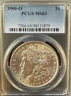 1900-O Morgan Silver Dollar PCGS MS63