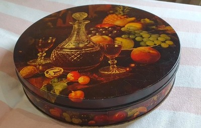 Peek Frean & Co Ltd Vintage Keksdose Obst & Portwein 