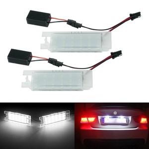 2pcs License Number Plate Light 18 LED for VAUXHALL OPEL ASTRA H CORSA D ZAFIRA