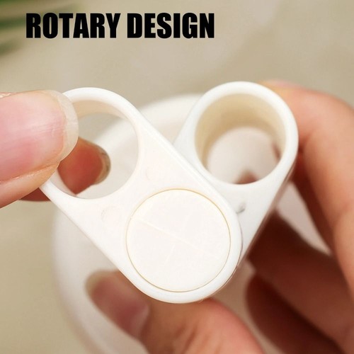 2Pcs 4 Holes Rotating Toothbrush Holder Bedroom Decoration - Picture 7 of 12