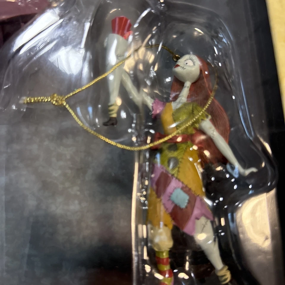 Disney Nightmare Before Christmas Storybook Ornament Set Tim Burton Set Of 5 - Image 4 of 4