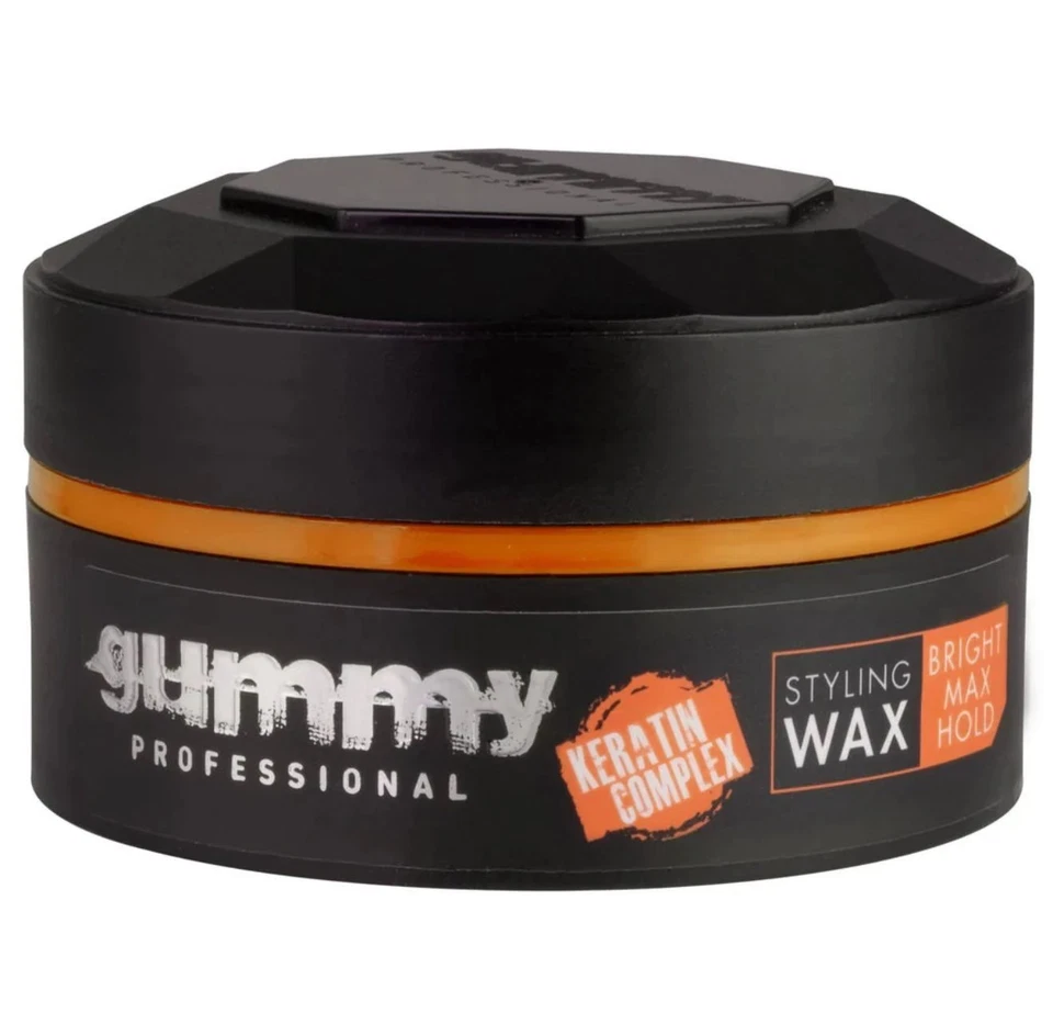 GUMMY STYLING WAX -GLOSS EXTRA HOLD/ULTRA HOLD/HARD FINISH KERATIN COMPLEX-150ml - Image 3 of 4