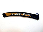 old U.S.S. DENVER embroidered Navy uniform rocker shoulder patch — photo 2