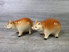 Vintage Pig Salt & Pepper Shakers Made In Japan