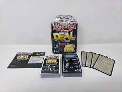Monopoly Millionaire Deal Shuffle Kartenspiel mit Anleitung - 100% vollständig