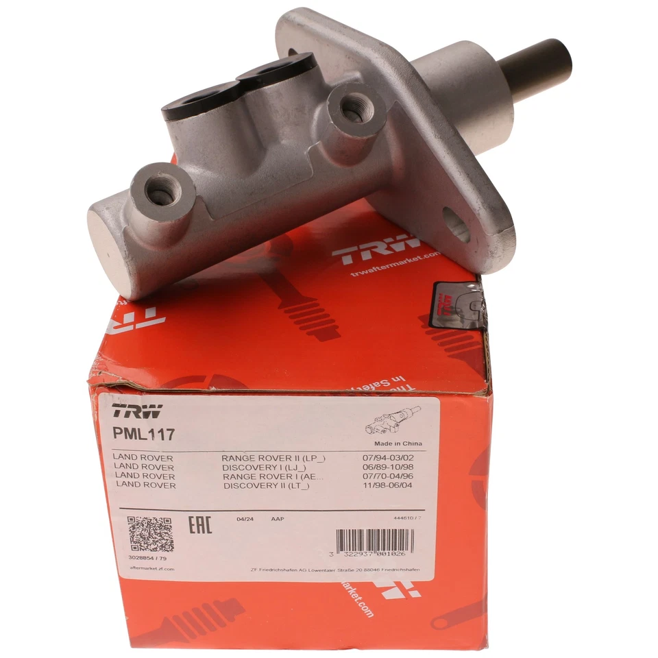 Brake Master Cylinder for Land Rover Range Rover 1987 - 1993 TRW PML117 Foto 4 de 4