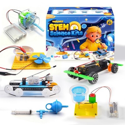 6-in-1 STEM Home Lab Science Kit for Kids Age 8-12, Boys & Girls 9 10 11 13 1...