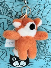 Jellycat Bashful Fox Bag Charm Keychain Plush Toy BNWT