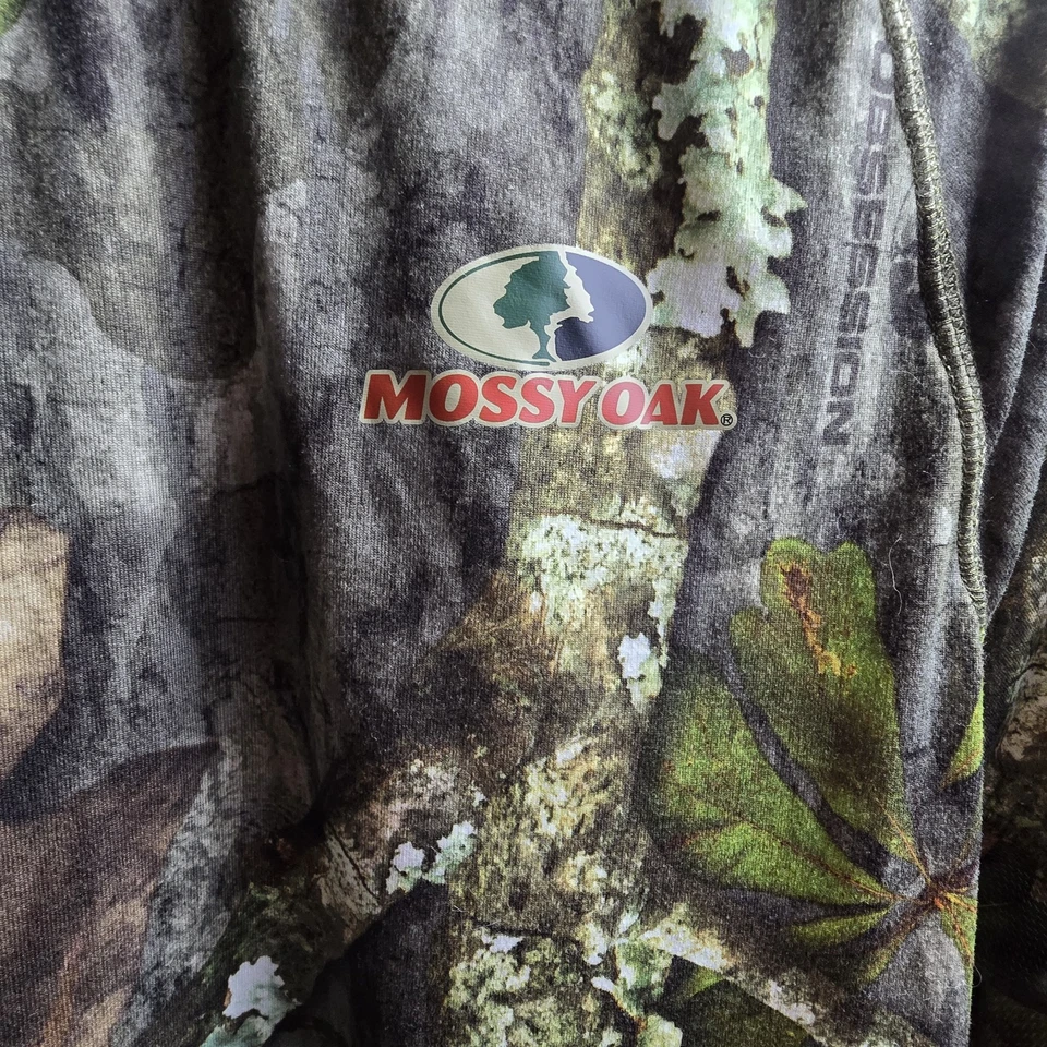 Mossy Oak Men's Camo Tee Turkey Hunting Performance Shirt Size Medium-tx - Image 2 of 4
