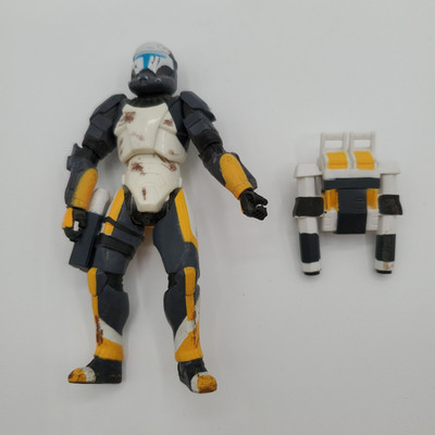Star Wars Republic Commando SCORCH (RC-1262) 3.75'' Figure Loose with Backpack