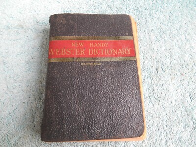 新年SALE【激レア】WEBSTER'S DICTIONARY 1959 VINTAGE 1959 NEW HANDY ILLUSTRATED WEBSTER DICTIONARY. HAS
