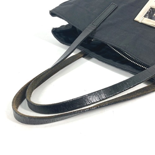 FENDI vintage Zucca Bag Hand Bag Tote Bag Nylon / Leather / Nylon Black - 第 9/17 張圖片