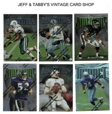 1997 TOPPS FINEST FOOTBALL 1-308 / SEE DROP DOWN MENU FOR CARD U WILL RECEIVE