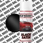 uPVC, PVC, PVCu SPRAY PAINT AEROSOL - RAL 9005 - JET BLACK - SATIN FINISH