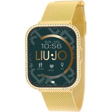 LIU JO LUXURY VOICE SLIM LUXURY SWLJ099 Gold Steel Mesh Smartwatch