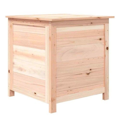 NNEVL Outdoor Cushion Box 50x50x56 cm Solid Wood Fir - Picture 2 of 7