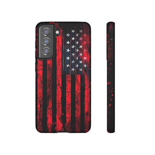 iPhone/Galaxy/Google Rugged American Flag Neon Colors Patriotic Tough Phone Case - Picture 265 of 274