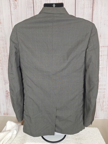 1960s Charter Club 2 Piece Suit Mens 40R 30X32 Green Plaid 3 Button Roll - Picture 6 of 13