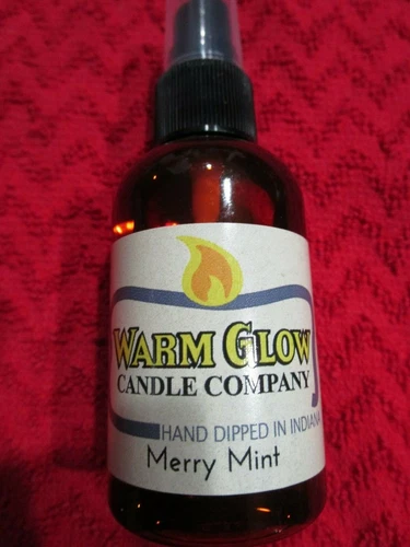 Warm Glow Candle Company MERRY MINT  Atomizer Fragrance Spray Scent  air fresh