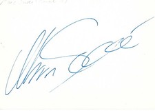 Marc Surer autograph signed 10x15 cm index card