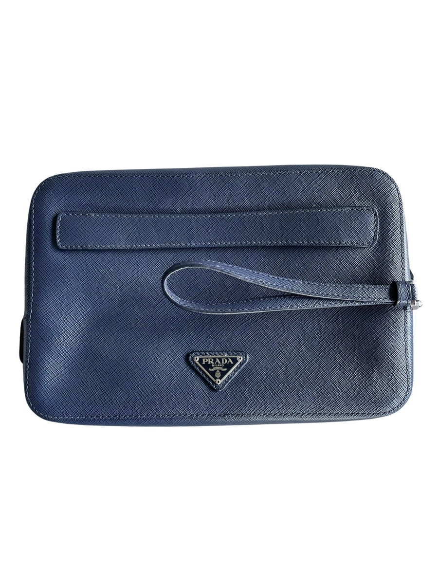 Prada Men's Saffiano Top-Handle/Crossbody Bag