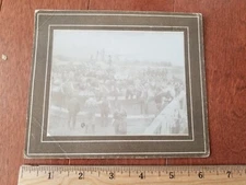 c. 1908 Horse Show County Fair? Mounted Photograph Wisconsin?