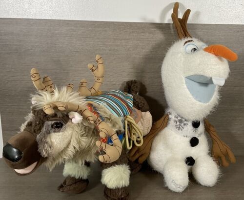 Disney Frozen Broadway Musical Sven & Olaf Plush 18" Disney Theatrical Group - Picture 1 of 11