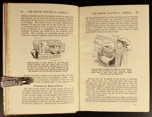 c1948 The Motor Electric Manual 10th Edition Antique Automotive Reference Book - Picture 8 of 14