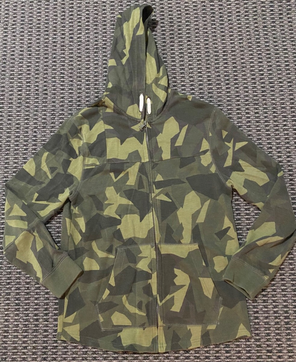 CAMO HOODIE JACKET(B.S CAMO) 1サイズ CAMO HQ American M81 Woodland CAMO Unisex zip hoodie