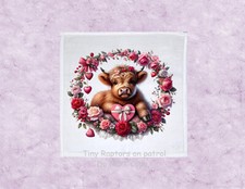 Highland Cow theme Dish Towel, 12x12, FREE ship, hand towels, bath, choice, gift
