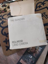 Polaroid Land Camera The Clincher w/flashcubes and film