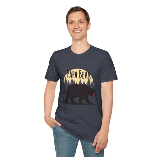 Papa Bär rustikal T-Shirt, perfekt für Vatertag, Papa, Geschenk - Bild 20 von 24