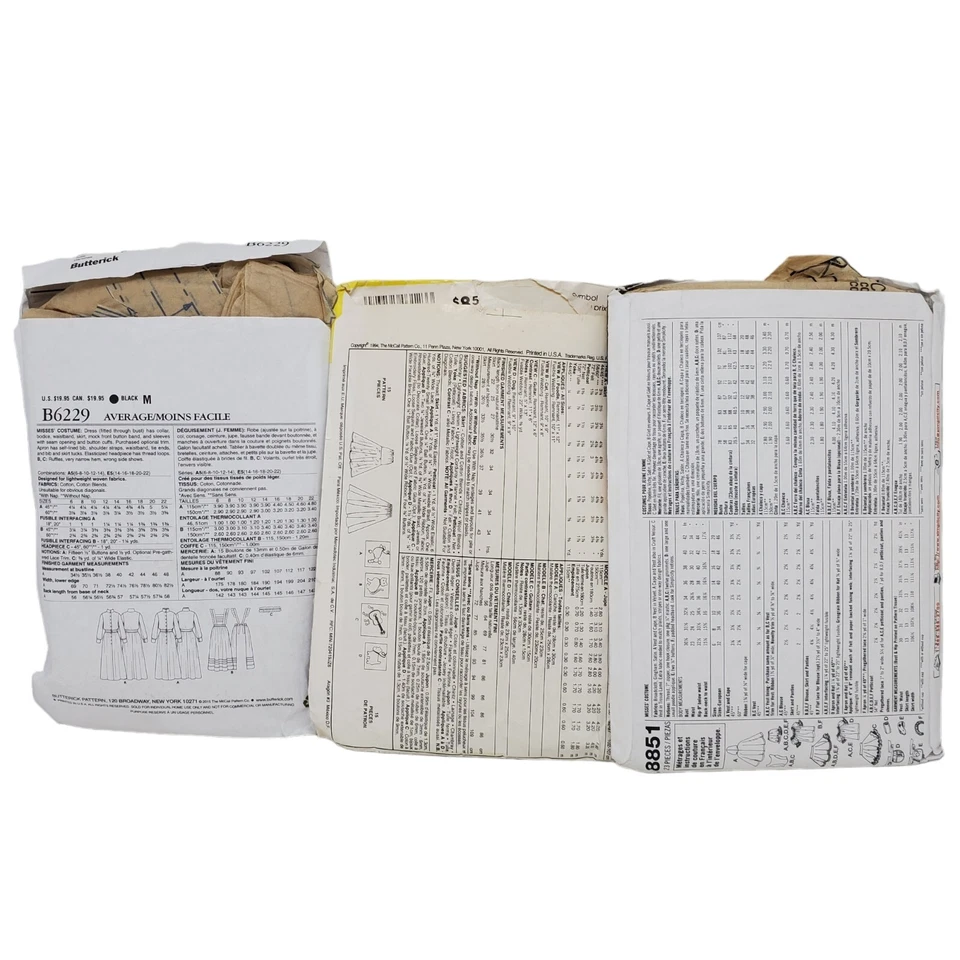 Vtg Sewing Patterns 60's 70's 80s Children Costumes Women Home Decor Dolls Cut - Image 3 of 4