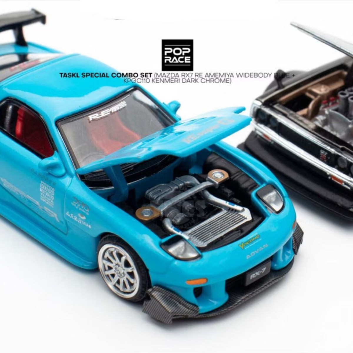 東京オートサロン KL限定 POP RACE 1/64 RX-7 モデルカー POP RACE PR64-169 MAZDA RX7 WIDEBODY Tokyo Auto Salon Kuala