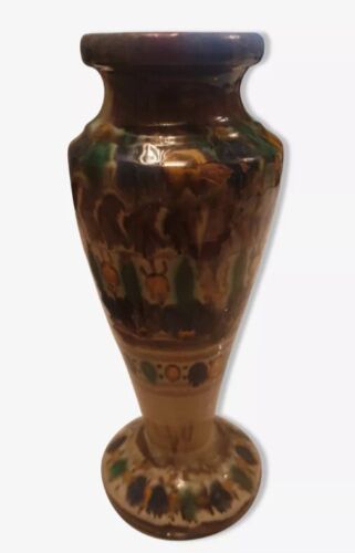Vase Céramique Poterie De Nabeul Tunisie Hauteur 20 Cm  - Afbeelding 1 van 5