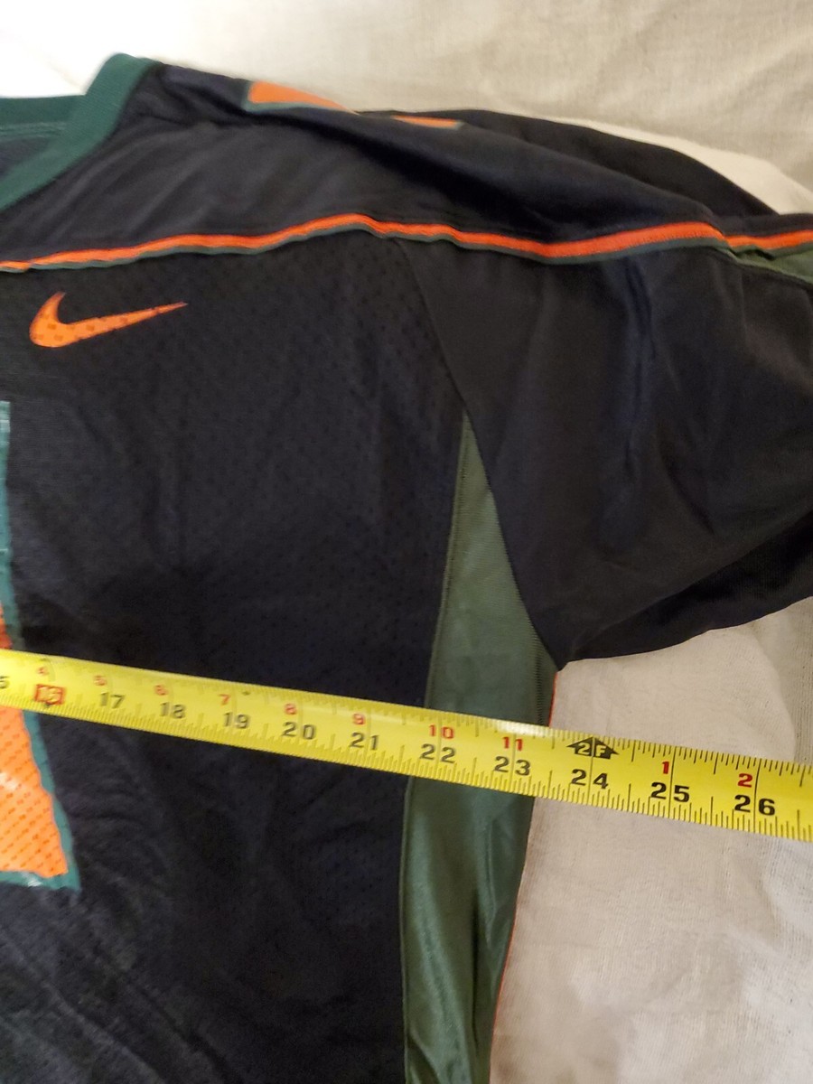 Vintage Nike 90s Y2K Miami Hurricanes Ken Dorsey #11 Jersey