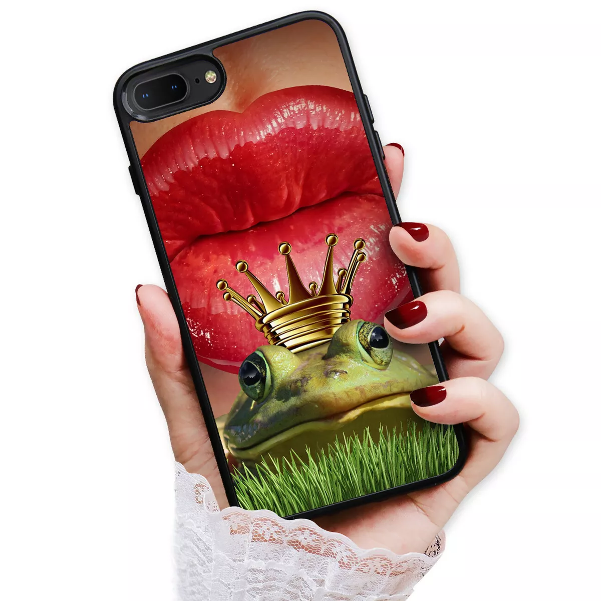 For iPhone 7 Back Case Cover AJ13566 Frog Princess eBay