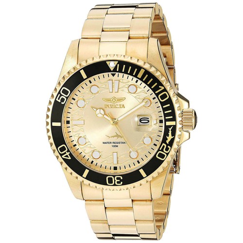 Invicta 30025 Pro Diver Men's 43mm Watch - Gold