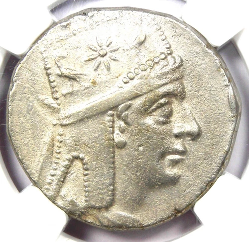 Tigranes II AR Tetradrachm Kings of Armenia Coin 95-56 BC. Certified NGC XF (EF)