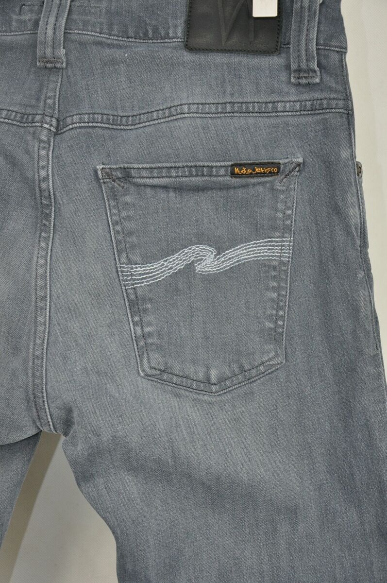 NUDIE JEANS GRIM TIM ORG. LIGHTER SHADE MEN'S JEANS size W30 NUDIE JEANS GRIM TIM ORG. LIGHTER SHADE MEN'S JEANS size W30