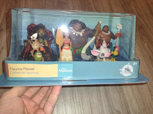 DISNEY MOANA PLAYSET 6 FIGURINE SET Brand NEW - Picture 2 of 2