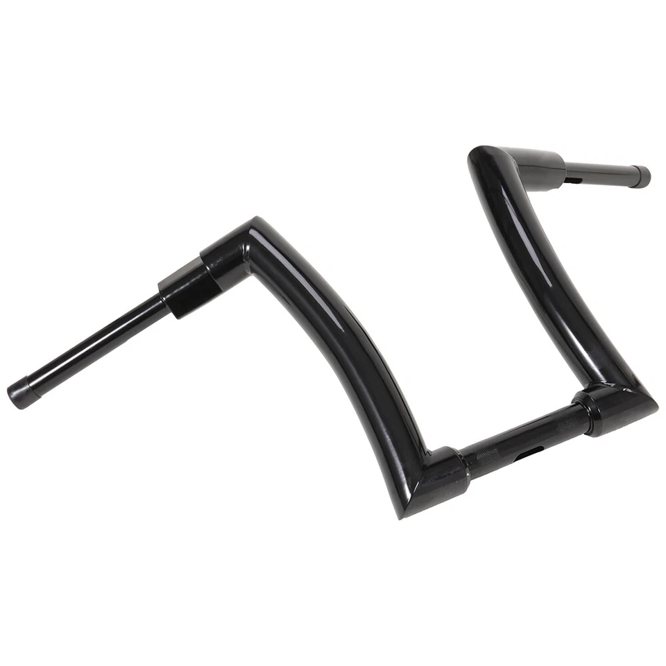 Silver 14" Ape Hangers Fat Bars 1-1/2" For Harley Davidson Motorcycle - Image 4 of 4