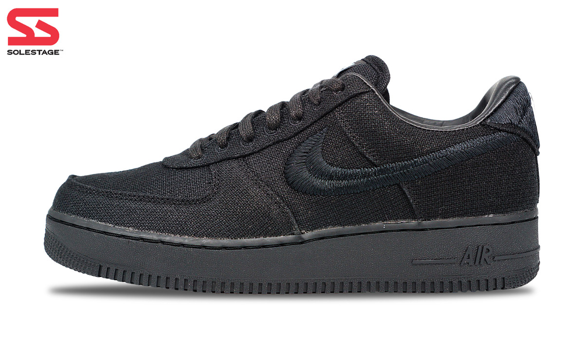 STUSSY × NIKE AIR FORCE 1 LOW "Black"