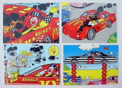 1996 Collect a Card McDonalds Master Set Adventures Ronald McDonaldland 500 Race - Picture 16 of 22