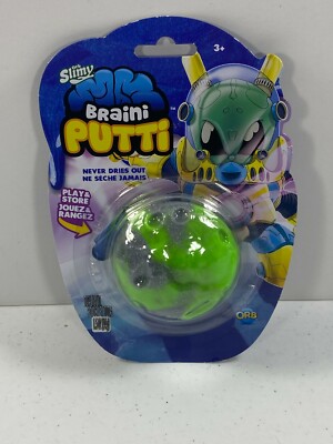 Orb Slimy , Braini Putti Slime - Green NEW