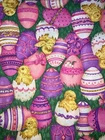 1 YD VIP Chicks & Easter Eggs Quilt, Sew, Fabric