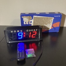 Naoeleii Scoreboard Score Keeper,Portable Tabletop Electronic Digital w/Remote 