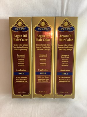 3 One 'N Only Argan Oil Hair Color 11 HLA Hi-Lift Cool ...